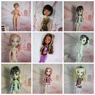 Кукла Monster High, разные стили (рыбная/девочка/волчица), высота до 30 см, разные цвета