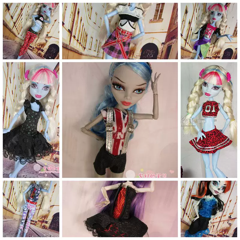 Monster High Одежда Monster HIGH Monster High Zombie Penal Doll Маленькое платье