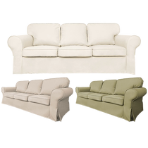 Clearance special price custom EKTORP three-seat sofa cover EKTORP fabric all-inclusive waterproof and cat-scratch sofa cover