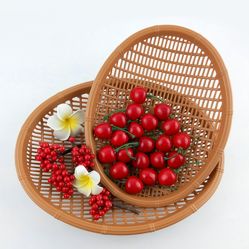Korean origin vegetable basket Lettuce basket fruit basket vegetable basket Candy box Sugar melon fruit basket Korean cuisine resin vegetable basket