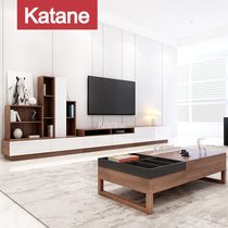 Katani Nordic Tea Table TeleTV Cabinet Combined Modern Simple Size Household Locker Several Book Frame Package