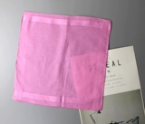 Носовой платок, хлопковый шарф, с вышивкой, с печатью вашего логотипа, делается под заказ