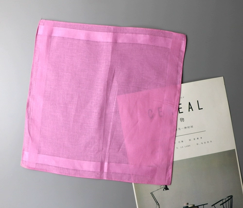 Носовой платок, хлопковый шарф, с вышивкой, с печатью вашего логотипа, делается под заказ