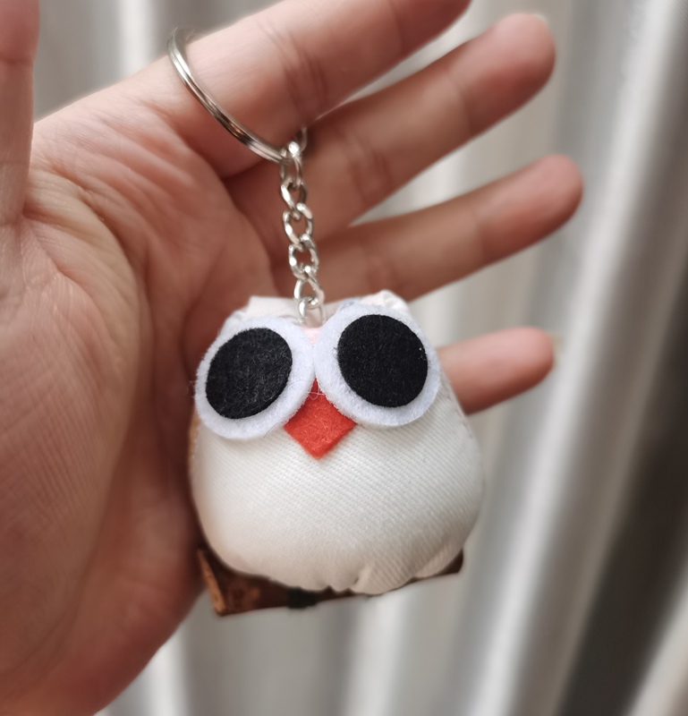 Thai Handmade Owl Pendant Home Keychain Owl Thai Street Style Owl Keychain