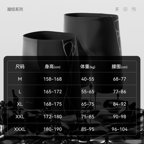 Li Ning, штаны, купальник для плавания для взрослых, снаряжение, новая коллекция, большой размер