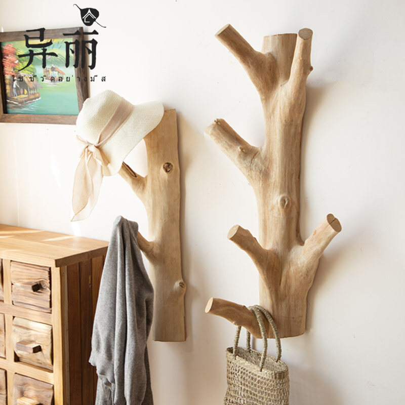Fields Garden Creative Twigs Hood Hooded Hook Wall Wall-mounted Living-room Wall Hung Hanger Bedroom Clothe Hood Hook Rack