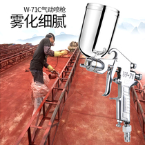 Fujiwara paint spray grab pneumatic car sheet metal spray gun W-71C spray pot paint spray gun spray machine tool