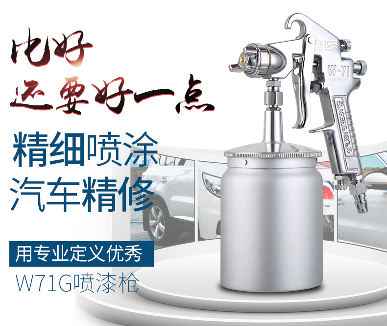Fujiwara pneumatics spray gun W71G Automotive paint sheet metal furniture Spray Paint High Atomization Spraying Tool