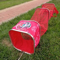 New wild fishing small number square mouth fish protection gluing speed dry thickened mini nylon dense eye portable anti-hanging mesh fish bank