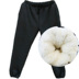 Mùa đông cộng với nhung lông cừu nam dày quần jogger nam Cực lớn