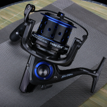 8000 9000 10000 fishing wheel long anchor fish sea fishing guide rod structure 14 axis metal cup spinning wheel