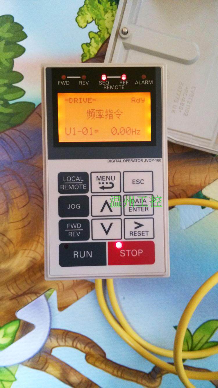 Yaskawa JVOP-160 inverter control panel operator display G7 F7 E7 L7 control panel