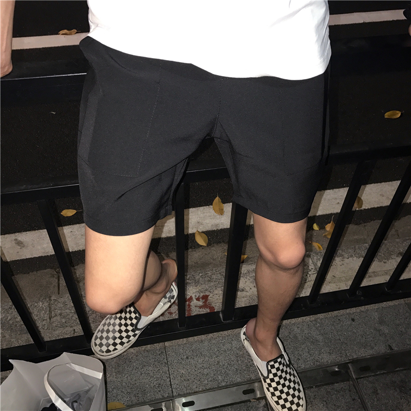 UPDATYWANG SPRING SUMMER MEN 50% PANTS MEN SHORTS BIG POCKETS 50% PANTS LOOSE INS HAN 100 LAP BEACH PANTS