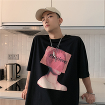 (UPDAYWANG) Xia new durable Joker couple T-shirt trend ins Korean wind half-sleeved mens short-sleeved shirt