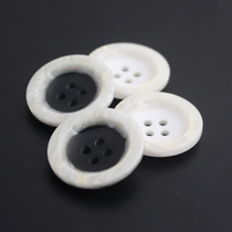 Upscale resin round big coat windsuit jacket suit Western suit pants casual clothing resin button button fastener