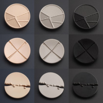 High-end mens and womens coats windbreakers suits metal cuff pants buttons buttons.