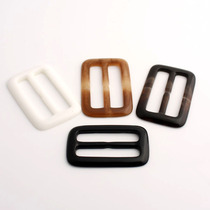 High-grade belt button coat trench coat waist buckle resin day buckle round rectangular day buckle for men and women adjust buckle