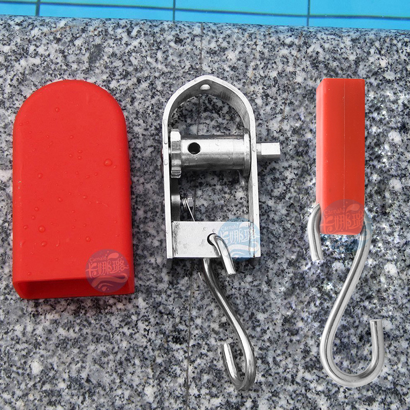 Swimming pool equipment Lane line tensioner Split buoy Race water line tensioner Stainless steel hook