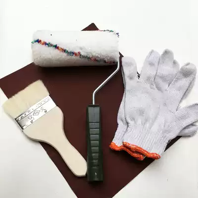 Brush tool set Wool brush Paint brush Soft hair roller brush Cotton yarn gloves Latex paint brush brush
