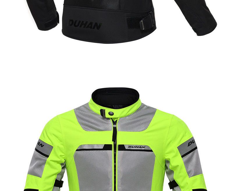Xe máy Jersey nam mùa hè không thấm nước Duhan lưới thoáng khí chống vỡ đua xe máy phù hợp với thiết bị hiệp sĩ găng tay cụt ngón đi xe máy