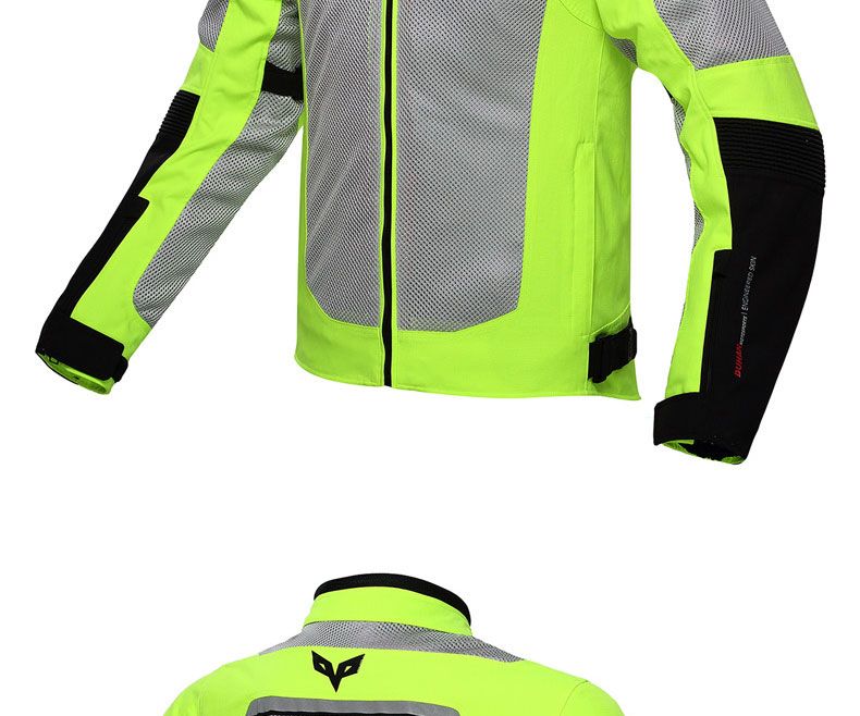 Xe máy Jersey nam mùa hè không thấm nước Duhan lưới thoáng khí chống vỡ đua xe máy phù hợp với thiết bị hiệp sĩ găng tay cụt ngón đi xe máy