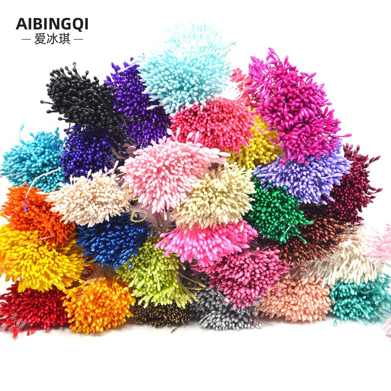 1mm360 root handmade DIY flower material accessories Pistil Pearls Lace Up Sugar Florin Cardigan Gypsum Blossom Core