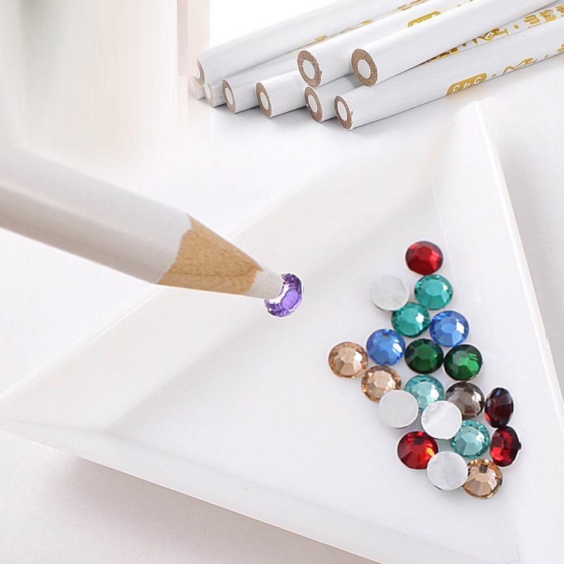 17 5cm Nail diamond - set pen decoration of a piece of pencil crane plate stick for nail stick drill pen