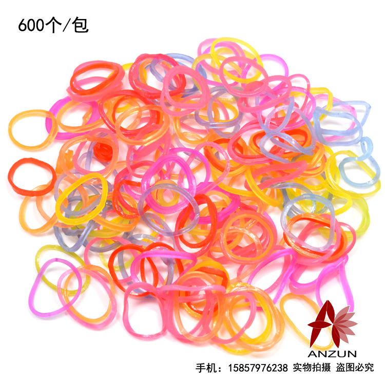600 hair tie rubber bands one-time do not hurt hair children's headgear baby head rope braided rubber band