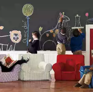 Denmark Fulaku Yunik blackboard paint Graffiti chalk writing and painting Scrub-resistant water-based children's wall paint