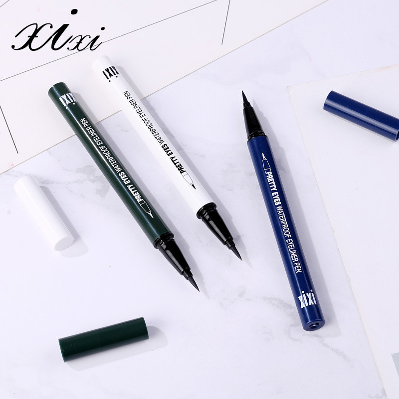 XIXI beautiful eye liner liquid pen soft hair waterproof, sweat-proof, quick-drying, long-lasting, not easy to smudge brown, novice beginner