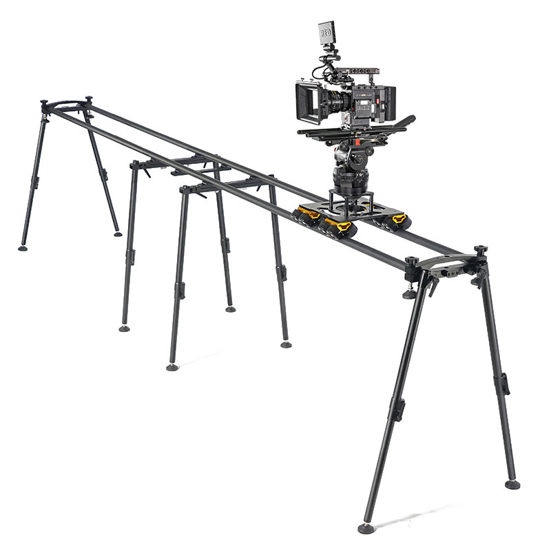 Qingniu BX300 16-wheel portable video slide rail damping rail wheel manual electric control can be spliced ​​rail electric