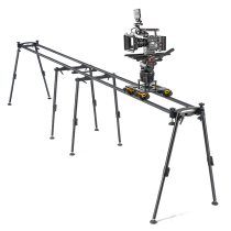 Green cow BX300 16 wheel portable film and TV slide rail damping rail wheel manual electric control splicing rail electric