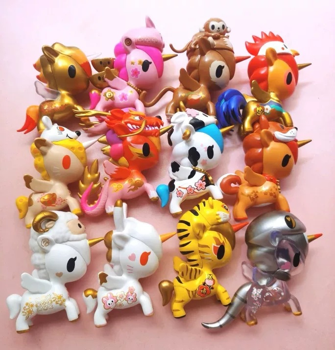 Фигурка в слепой коробке Tokidoki Unicorned Beast — коллекция знаков зодиака, 6 см