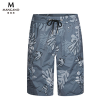 Mangano Mangaron 2023 New Light Luxury Men's Vacation Side Pocket Casual Printed Shorts and Middle Pants