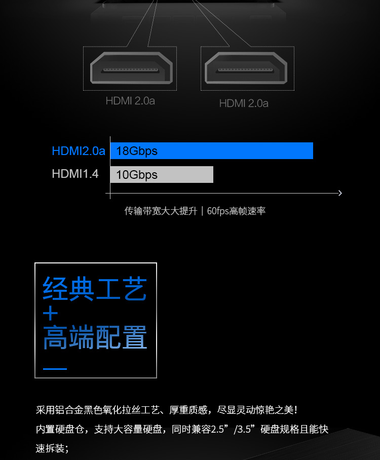 Sea Link P30-PRO Ổ cứng 4K Player 3D Blu-ray UHD Ultra HD HDR Trình phát TV - Trình phát TV thông minh cục modem wifi