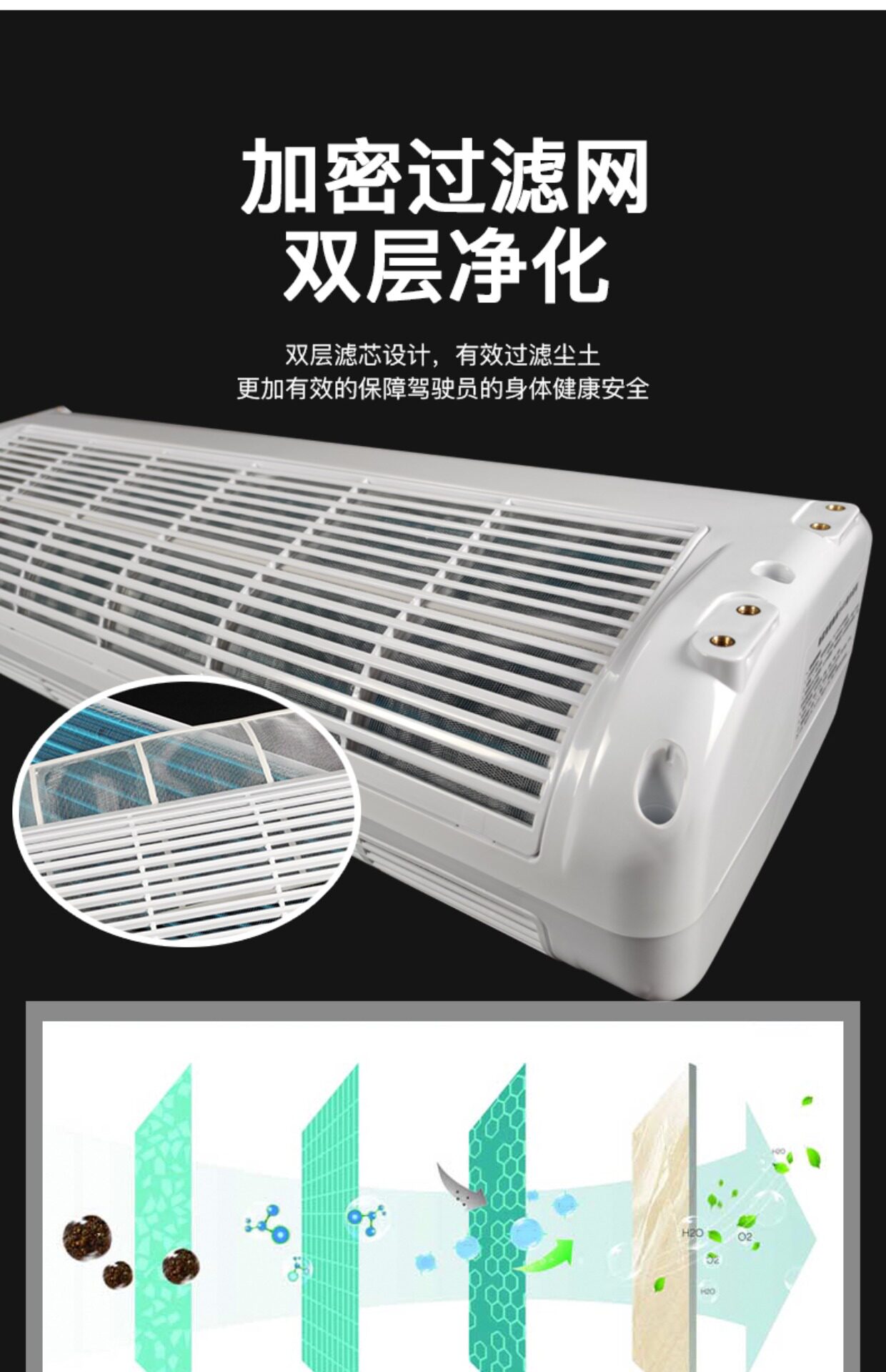 848 new parking air conditioner 12V24V universal RV car air conditioner intelligent inverter all-in-one car electrical appliances
