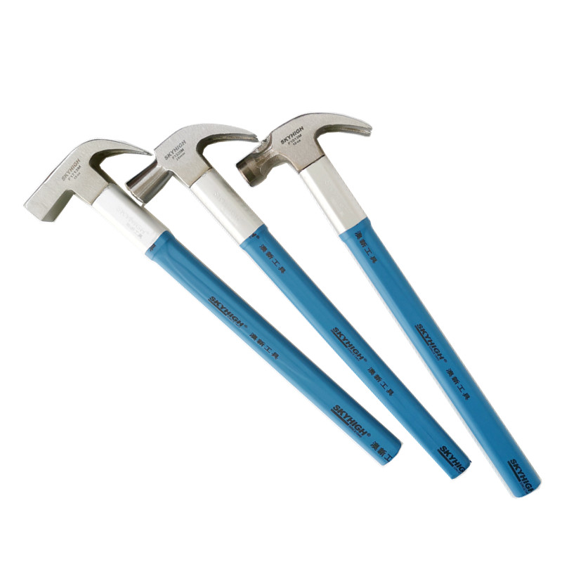 New ANZ Corner Hammer Hammer Hammer Hammer Tool Woodwork Support Die High Carbon Steel Forged Hammer Head Hemp Face Non-slip With Magnetic Nail