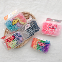 Japanese cute jelly candy color tie hair disposable rubber band Hyuna Base Wild boxed elastic headband