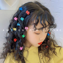 Star with the same candy color small flowers net red clip ins Hyuna wind net red bangs small clip hair ornaments