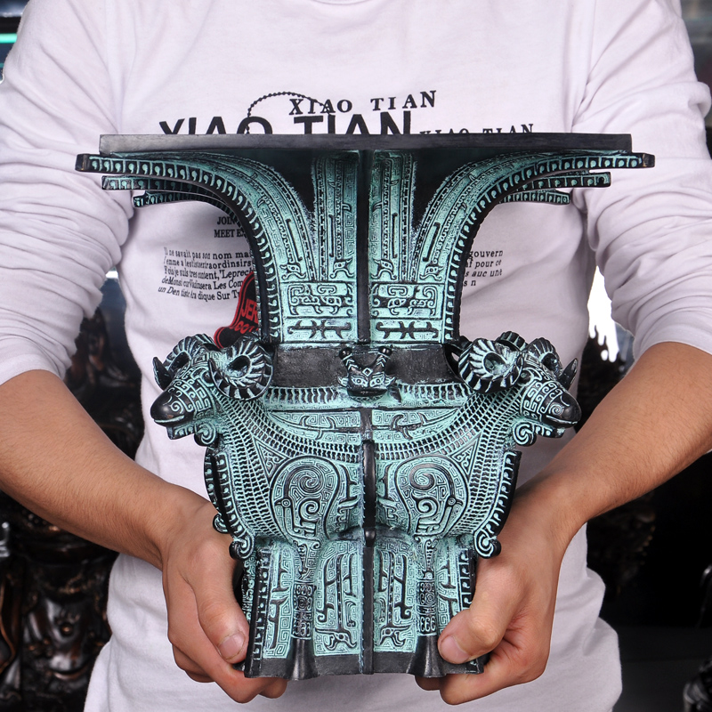 Four Sheep Fonds Bronze Ware Pendulum Large Crafts Gifts Swing Accessories Conference Foreign Foreign Gifts Home Office Ornaments