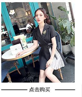 C nhà 2018 mới Châu Âu và Mỹ V-Cổ retro Hồng Kông hương vị cao eo là mỏng sexy over tính khí đầu gối ăn mặc nữ mùa hè váy trắng đi biển