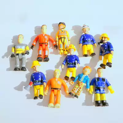 Exit British firefighter Sam joint movable Doll Doll 7cm high home wine toy 3 years old +