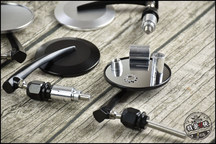 V Café U Ranger CG Retro Xe máy Refit Hợp kim nhôm CNC Tay cầm mới phản chiếu Gương chiếu hậu phản chiếu - Xe máy lại gương