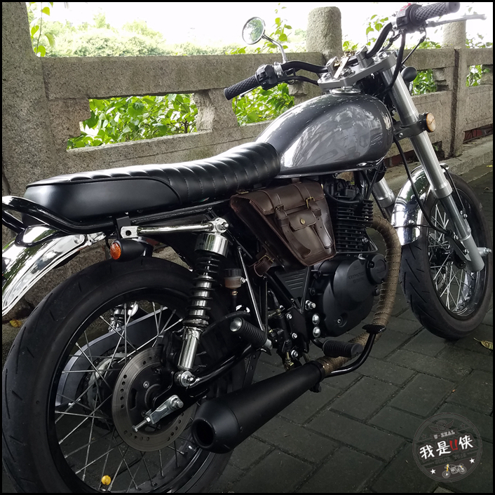 Qingqi U Xia Xia Retro xe máy sửa đổi của nhãn hiệu siêu mỏng sâu bướm ghế đệm ghế đệm yên 64 cm yên xe wave 110