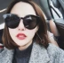 2018 nam mới lái xe kính râm mặt tròn hộp lớn kính râm màu đỏ hoang nữ phiên bản Hàn Quốc của phong cách retro retro mắt kính cận Kính râm