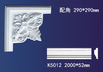 Gypsum flat line K5012 background wall ceiling European style simple European European Sino-American style bag frame decorative plaster line