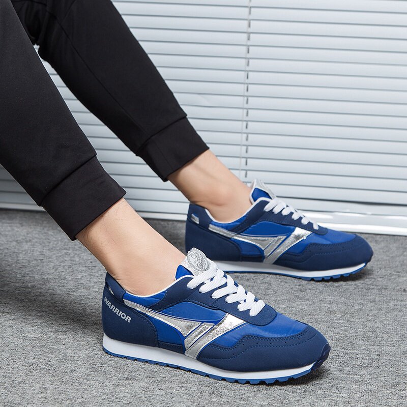 New pull-back running shoes lace-up breathable lightweight marathon shoes men's and women's shoes breathable mesh jogging shoes casual shoes