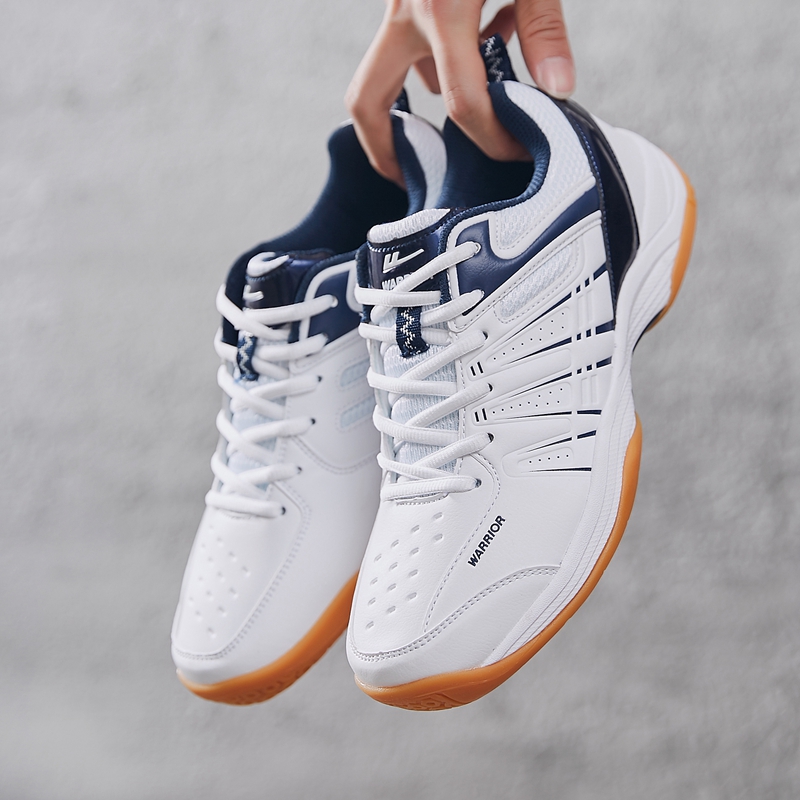 Skies Men and Women Sky Sky Surface Waterproof Stripe Thick Solid Solid Sky Solid Badminton Shoes