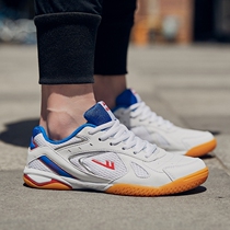 New return sports shoes cattle tendon bottom non-slip sneakers breathable mesh shoes Mens and womens lovers shoes shock absorption table tennis shoes