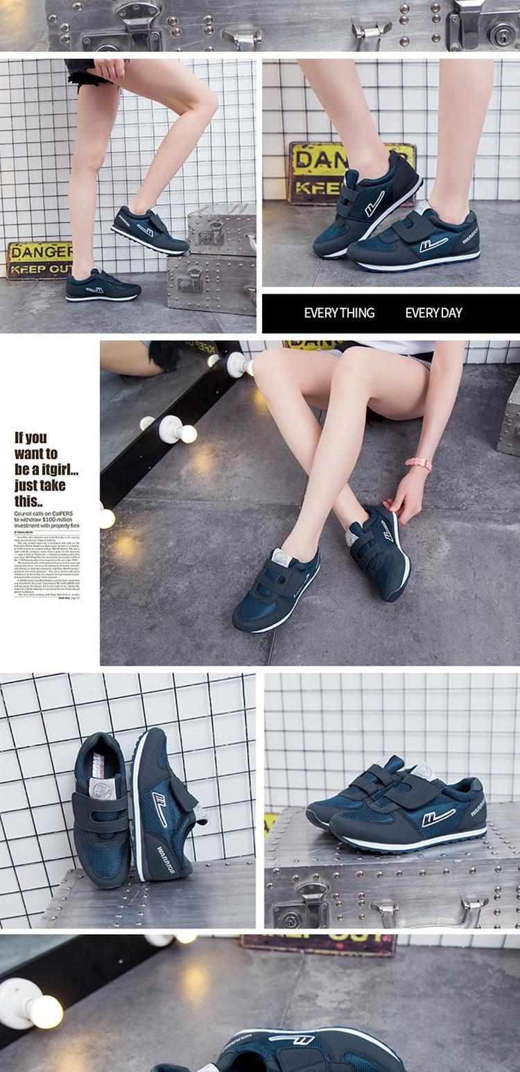 Mới kéo lại nam nữ chạy giày sneakers giày chạy bộ Velcro light marathon chạy giày buổi sáng giày chạy giày sneaker nam chính hãng